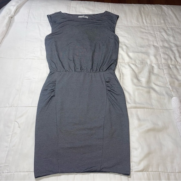Athleta Dresses & Skirts - Athleta Size Small Micro Striped Westwood Dress Ruched